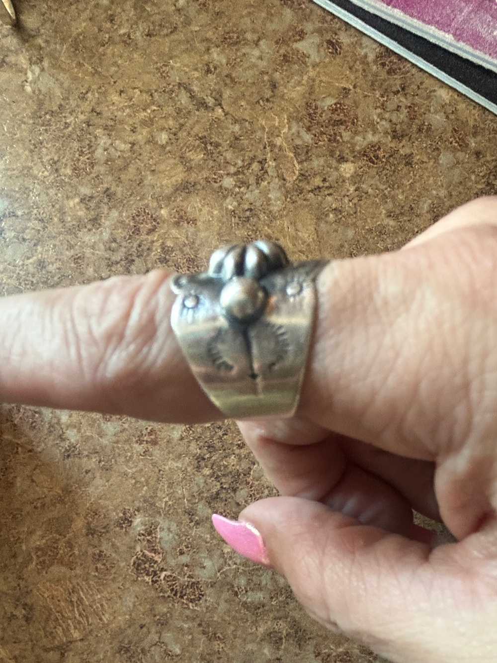 Silver ring - Picture 5 of 6